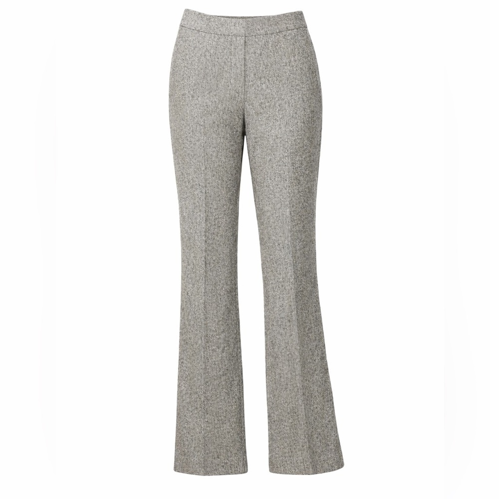 Talbots NWT classic side zip wool blend grey dress pants, size 4